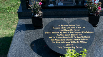 Anthony and Preston Memorials - Plaque