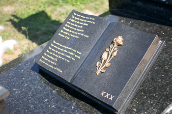 Anthony and Preston Memorials - Plaque