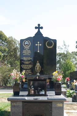 Anthony and Preston Memorials - Single Monument